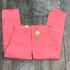 NWT Levi’s Coral colored Jeans